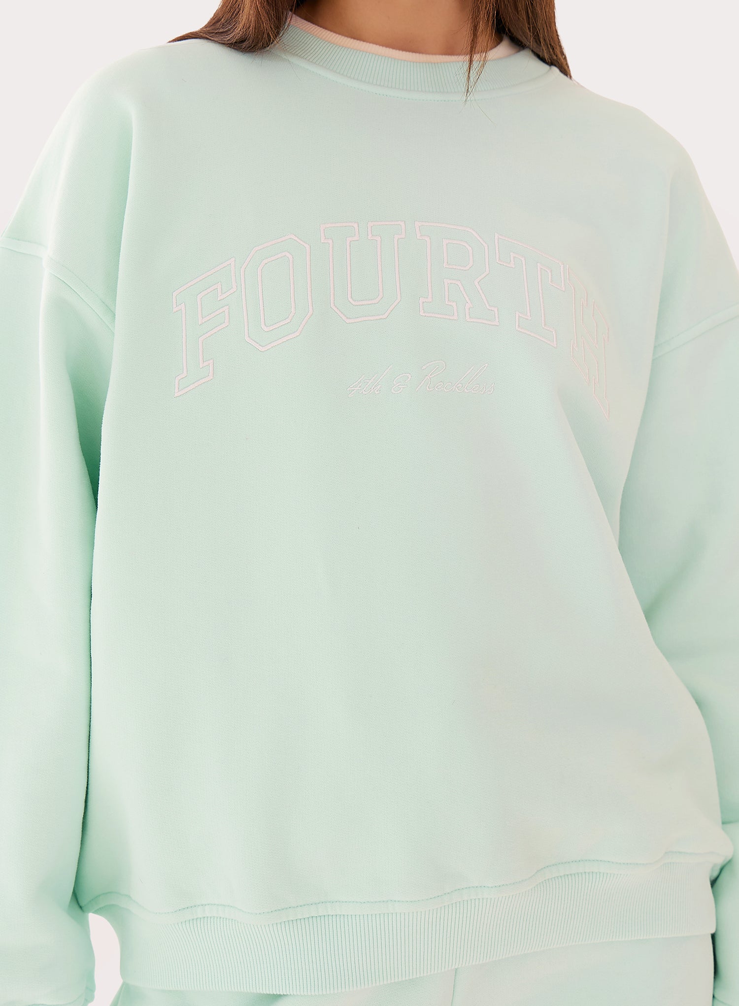 Mint Green Fourth Branded Sweatshirt